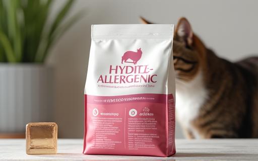 Dieta hipoalergénica especializada para gatos
